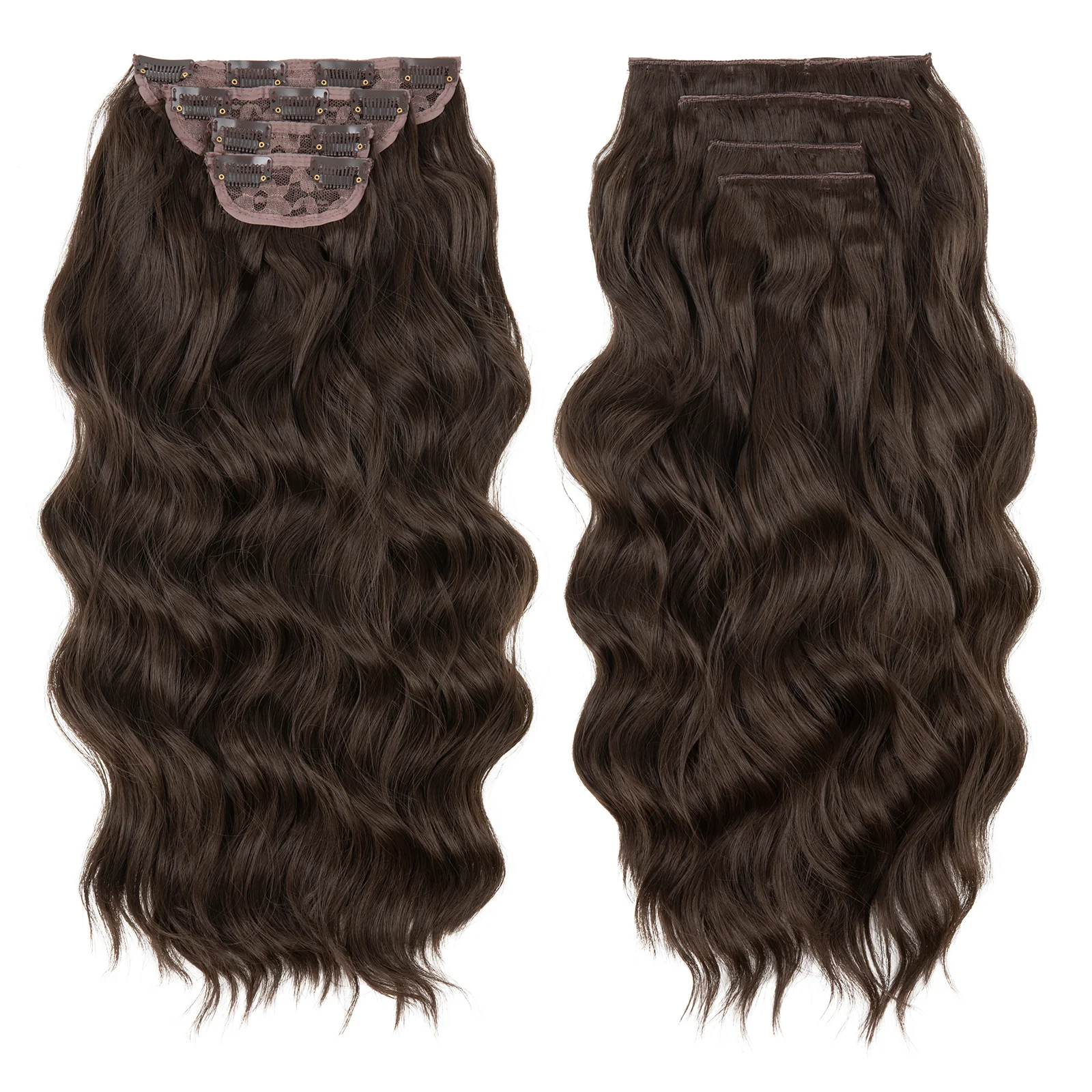 4 teiliges - Clip-in Extensions | 55cm - 190g - Image 17