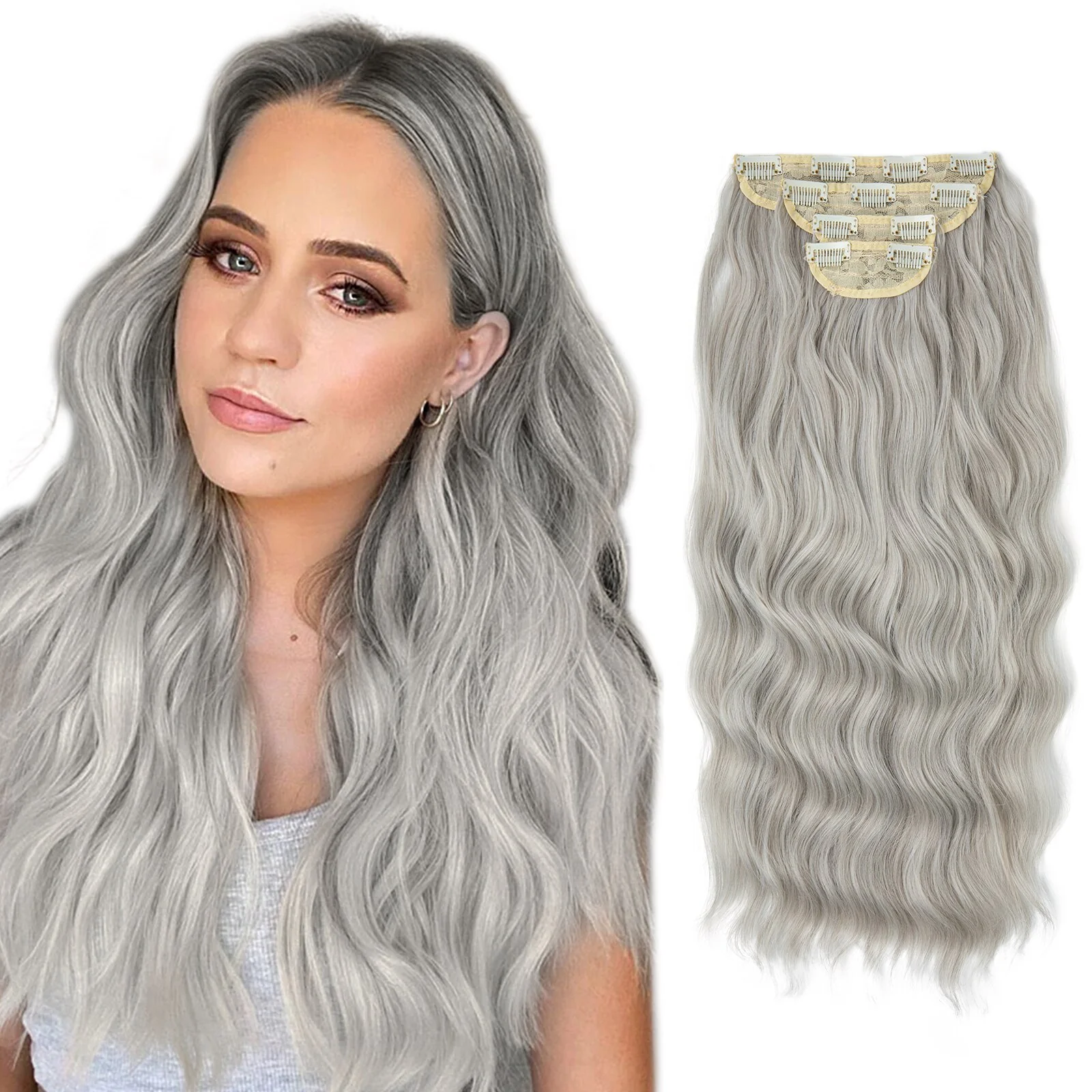 4 teiliges - Clip-in Extensions | 55cm - 190g - Deals - Image 16