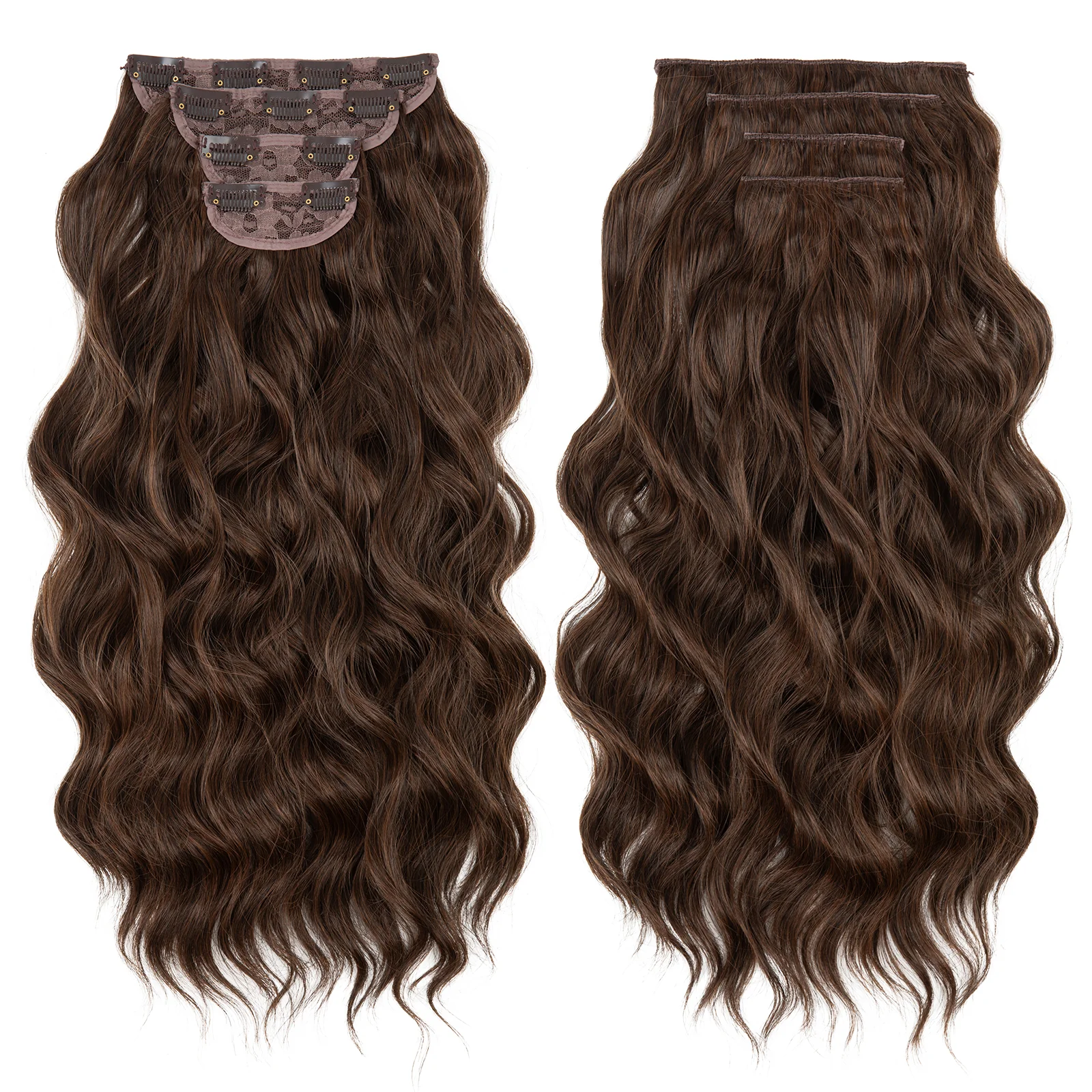 4 teiliges - Clip-in Extensions | 55cm - 190g - Deals - Image 19