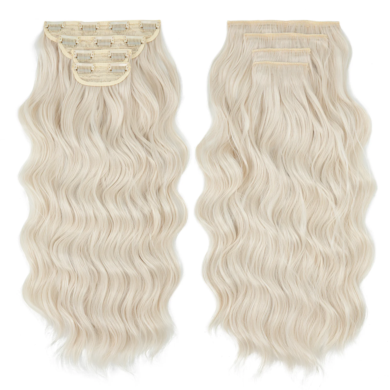 4 teiliges - Clip-in Extensions | 55cm - 190g - Deals - Image 22