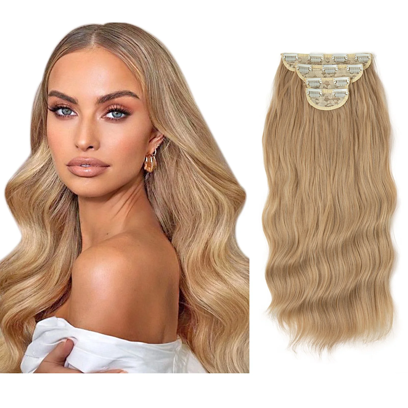 4 teiliges - Clip-in Extensions | 55cm - 190g - Deals - Image 6